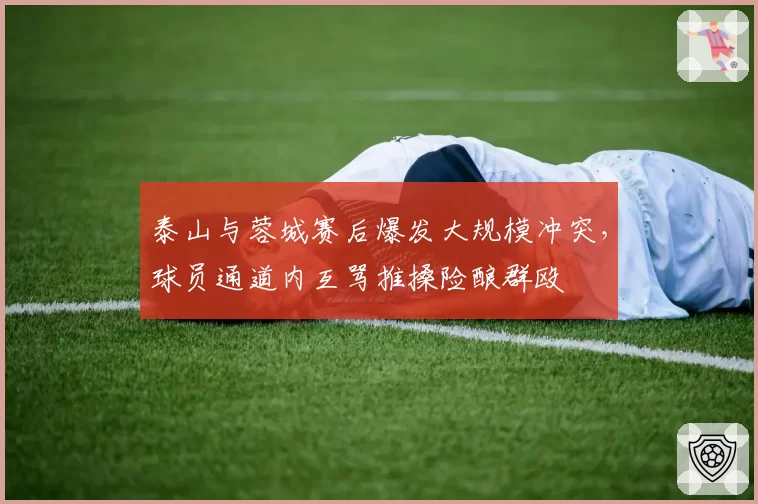 泰山与蓉城赛后爆发大规模冲突，球员通道内互骂推搡险酿群殴