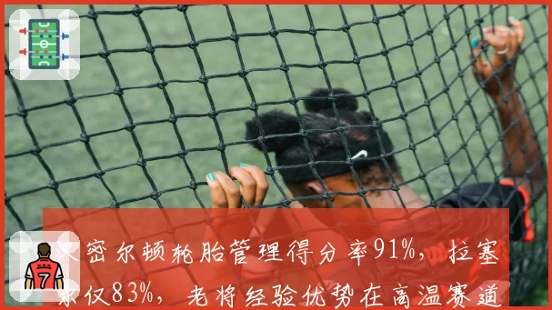 汉密尔顿轮胎管理得分率91%，拉塞尔仅83%，老将经验优势在高温赛道凸显